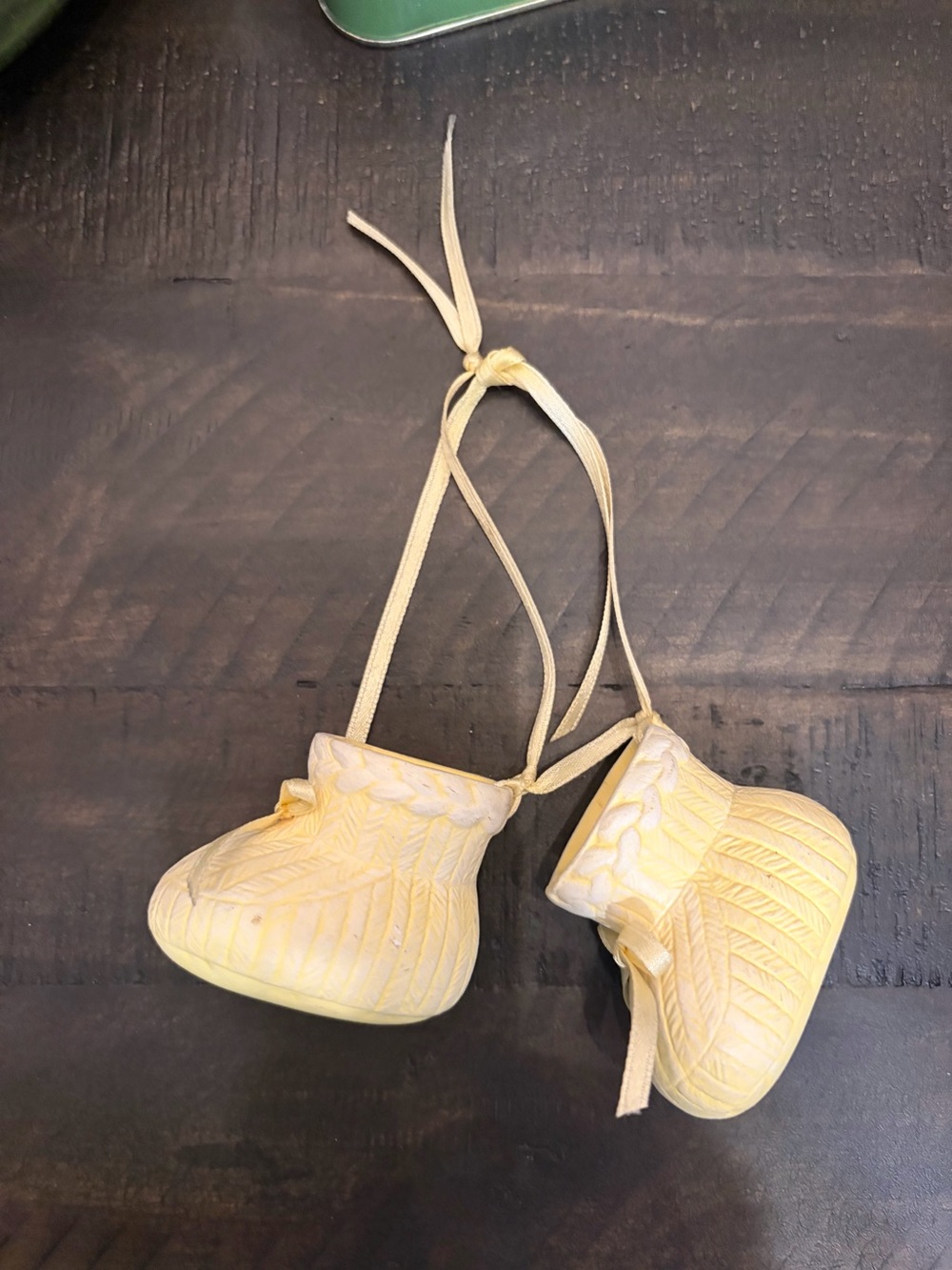 Ceramic Yellow Booties -